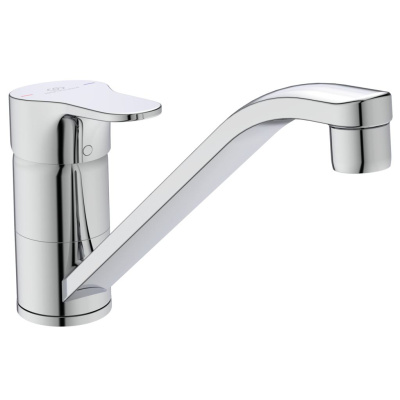 Ideal Standard CERABASE Смеситель для кухонной мойки, керамический картридж FirmaFlow 38 мм с функцией HWTC BD431AA от интернет-магазина Purezza 