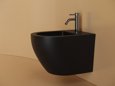 Ceramicanova Uno Подвесное биде CN11002MB Черный матовый от интернет-магазина Purezza 