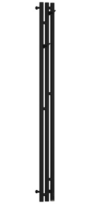 Сунержа Терция 3.0 Электрический полотенцесушитель 1500х106 Матовый черный от интернет-магазина Purezza 