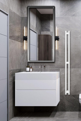 INDIGO Style Полотенцесушитель электрический 1200х100 LSE120-10WMRt Матовый белый от интернет-магазина Purezza 