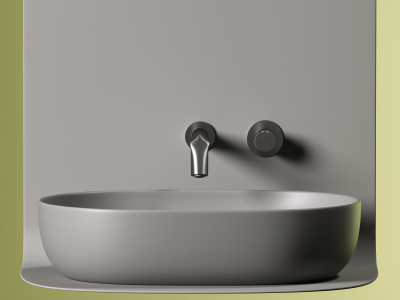 Ceramicanova Element Умывальник накладная чаша овальная 60х41.5 CN6047MH Антрацит матовый от интернет-магазина Purezza 