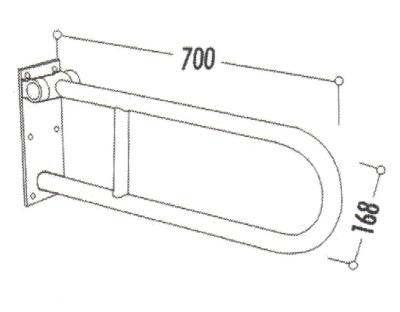 Creavit Поручень для унитаза TB110 от интернет-магазина Purezza 
