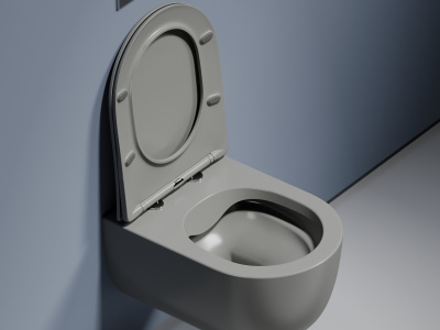 Ceramicanova Modena Rimless Подвесной унитаз CN6063MH Антрацит матовый от интернет-магазина Purezza 