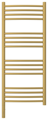 Сунержа Богема 3.0 выгнутая Электрический полотенцесушитель 1000х400 Матовое золото от интернет-магазина Purezza 