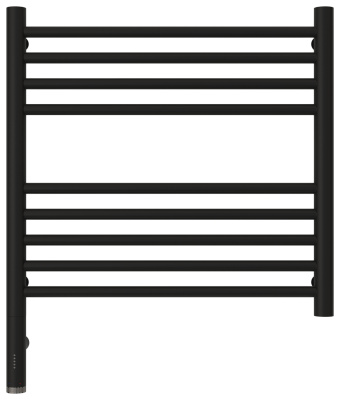 Сунержа Богема 3.0 прямая Электрический полотенцесушитель 500х500 Матовый черный от интернет-магазина Purezza 