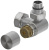 Сунержа Вентиль 3D правый (под шестигранник) G 1/2" НР х G 3/4" НГ 071-1407-1234 Сатин от интернет-магазина Purezza 