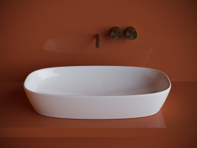 Ceramicanova Element Умывальник чаша накладная овальная 70,5х38 CN5040 Белый от интернет-магазина Purezza 