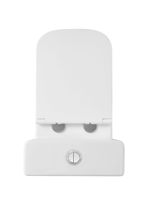 SantiLine Напольный безободковый унитаз, сиденье микролифт SL-5028 Белый от интернет-магазина Purezza 