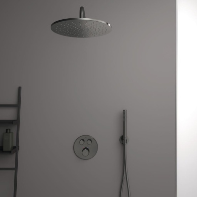 Ideal Standard IDEALRAIN Круглый верхний душ 300 мм, легкоочищаемый A5803A5 Серый от интернет-магазина Purezza 