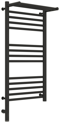 Сунержа Богема с полкой 3.0 Электрический полотенцесушитель 800х400 Темный титан муар от интернет-магазина Purezza 