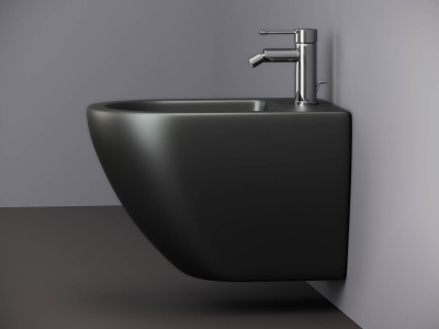 Ceramicanova Metropol Подвесное биде CN4003MB Черный матовый от интернет-магазина Purezza 