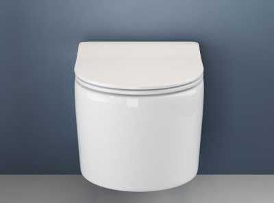 Ceramicanova Moments Rimless Подвесной унитаз CN3003 Белый от интернет-магазина Purezza 