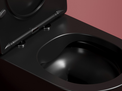 Ceramicanova Modena Rimless Подвесной унитаз CN6063MB Черный матовый от интернет-магазина Purezza 