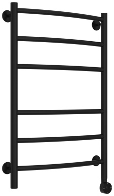 Стилье Формат 12 Электрический полотенцесушитель 800х500 Матовый черный от интернет-магазина Purezza 