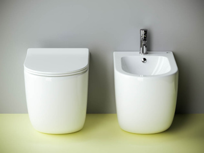 Ceramicanova Metropol Rimless Напольный приставной унитаз CN4004 Белый от интернет-магазина Purezza 