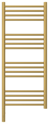 Сунержа Богема 3.0 прямая Электрический полотенцесушитель 1000х400 Матовое золото от интернет-магазина Purezza 