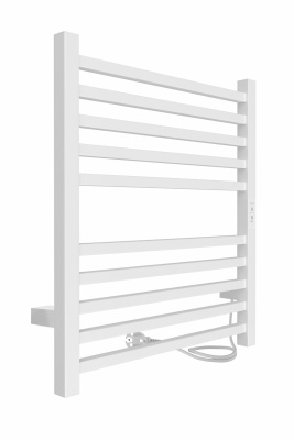 INDIGO Attic Полотенцесушитель электрический 600х500 LСLATCE60-50WMRt Матовый белый от интернет-магазина Purezza 