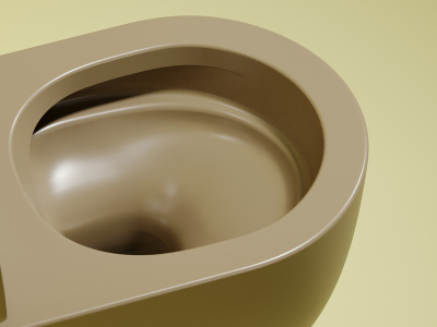 Ceramicanova Modena Rimless Подвесной унитаз CN6063MC Капучино матовый от интернет-магазина Purezza 