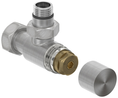 Сунержа Вентиль угловой под шестигранник G 1/2" НР х G 3/4" НГ 071-1404-1234 Сатин от интернет-магазина Purezza 