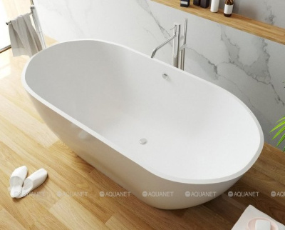 Aquanet Family Stone Ванна из искусственного камня 160х75х58 AQ-00332889 от интернет-магазина Purezza 