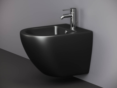 Ceramicanova Metropol Подвесное биде CN4003MB Черный матовый от интернет-магазина Purezza 