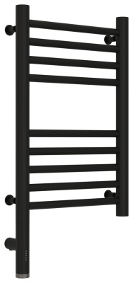 Сунержа Богема 3.0 прямая Электрический полотенцесушитель 500х300 Матовый черный от интернет-магазина Purezza 