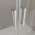 Belbagno LUCE-BF-2 душевая дверь в нишу, ширина 140/150/160 см, цвет профиля хром, прозрачное стекло от интернет-магазина Purezza 