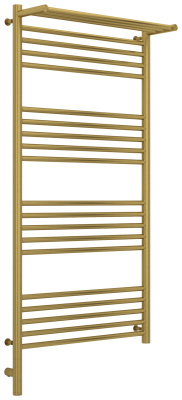 Сунержа Богема с полкой 3.0 Электрический полотенцесушитель 1200х600 Состаренная латунь от интернет-магазина Purezza 