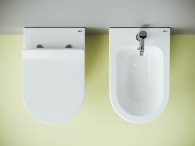 Ceramicanova Metropol Rimless Напольный приставной унитаз CN4004 Белый от интернет-магазина Purezza 