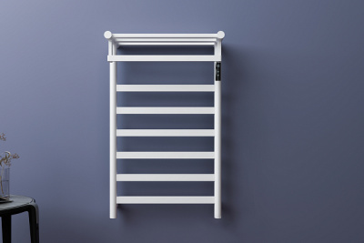 Maxonor AMBIO Электрический полотенцесушитель 800х500 PL-TRE05-50-6-8 Матовый белый от интернет-магазина Purezza 