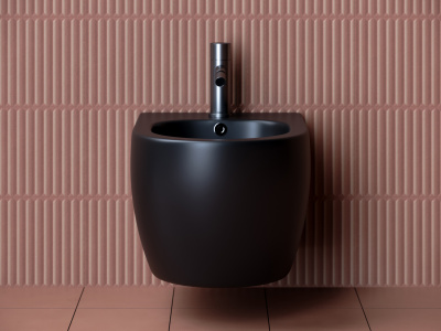 Ceramicanova Play Подвесное биде CN3002MB Черный матовый от интернет-магазина Purezza 
