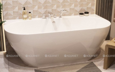 Aquanet Family Stone Ванна из искусственного камня 170х85 AQ-00332890 от интернет-магазина Purezza 