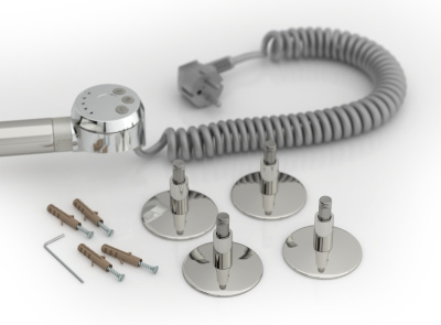 Стилье Формат 20 Электрический полотенцесушитель 600х500 (Полка + 5) П16 от интернет-магазина Purezza 