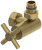 Сунержа Вентиль 3D правый (крест) G 1/2" НР х G 3/4" НГ 051-1411-1234 Состаренная латунь от интернет-магазина Purezza 
