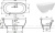 Aquanet Family Stone Ванна из искусственного камня 160х75х58 AQ-00332889 от интернет-магазина Purezza 
