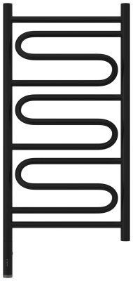 Сунержа Элегия 3.0 Электрический полотенцесушитель 800х400 Матовый черный от интернет-магазина Purezza 