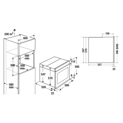 Kuppersbusch Духовой шкаф BP 6350.0 GPH 6 Black Steel от интернет-магазина Purezza 