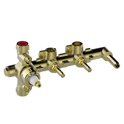 BOSSINI Apice Скрытая часть смесителя для душа на два выхода Z00135000 от интернет-магазина Purezza 