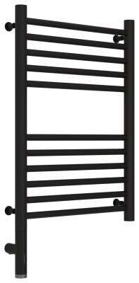 Сунержа Богема 3.0 прямая Электрический полотенцесушитель 600х400 Матовый черный от интернет-магазина Purezza 