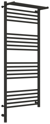 Сунержа Богема с полкой 3.0 Электрический полотенцесушитель 1200х500 Темный титан муар от интернет-магазина Purezza 