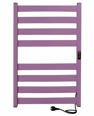 INDIGO Oktava Slim 5 Электрический полотенцесушитель 800х500 LСLOKS5E80-50PCRt Красно-сиреневый от интернет-магазина Purezza 