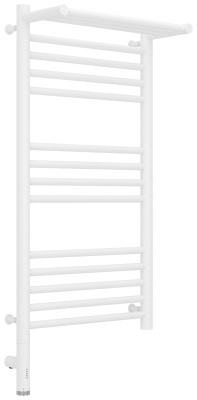 Сунержа Богема с полкой 3.0 Электрический полотенцесушитель 800х400 Матовый белый от интернет-магазина Purezza 