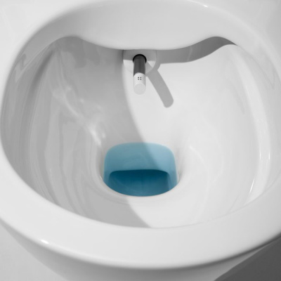 Laufen Cleanet Navia Унитаз-биде подвесной 580х370х380 мм, безободковый, со съемным сиденьем микролифт, c покрытием LCC, 8.2060.1.400.000.1 от интернет-магазина Purezza 