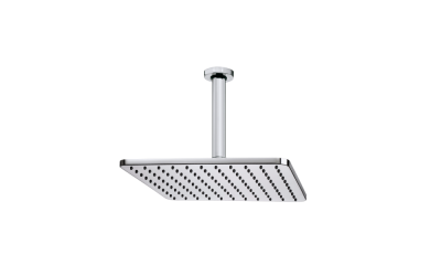 Bossini Cosmo Верхний душ 28х28 см с кронштейном, H30598G.030 от интернет-магазина Purezza 