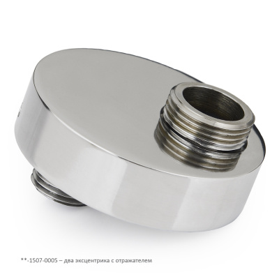 Сунержа Эксцентрик TUBE нар. р. G 1/2" / нар. р. G 3/4" смещение 32 мм / 2 шт 071-1507-0005 Сатин от интернет-магазина Purezza 