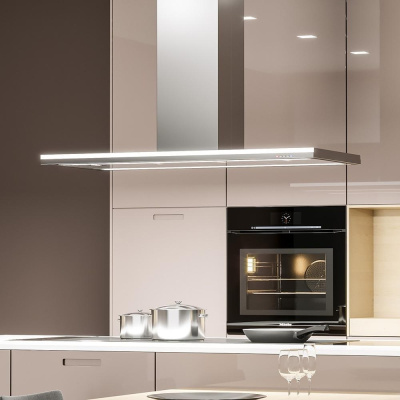 Falmec LUMEN IS STEEL 120 Вытяжка 1200 мм из нержавеющей стали, CLUI20.E0P1#NEUI491F от интернет-магазина Purezza 