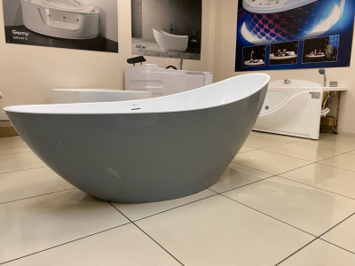 ABBER Акриловая ванна 184x79x77 AB9233G Серый от интернет-магазина Purezza 