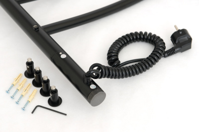 Сунержа Галант МЭМ Электрический полотенцесушитель 800x500 Матовый черный от интернет-магазина Purezza 