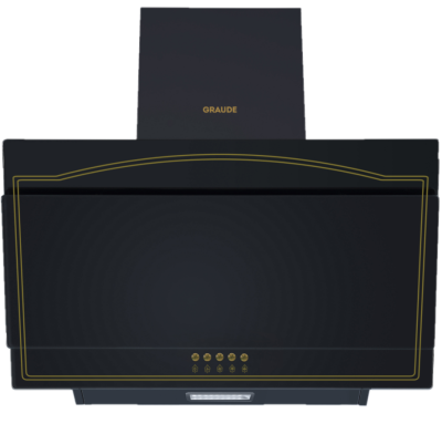 Graude Classic Наклонная настенная вытяжка чёрная, DHK 60.1 S от интернет-магазина Purezza 