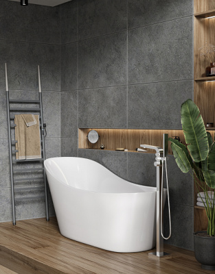 Maxonor ESPÍRITU Акриловая ванна 1700х750х810 PL-BT1702 Белый от интернет-магазина Purezza 